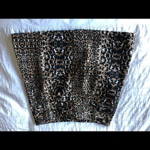 Topshop Leopard print skirt